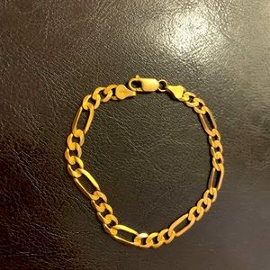 10 Karat Gold Chain Link Bracelet